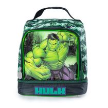 Lancheira Escolar Masculina Marvel Hulk Verde