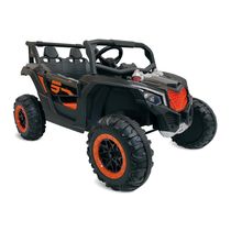 Mini Veiculo - Quadriculo - Utv - Preto -  R/C - Eletrico - 12 v - Bandeirante