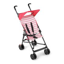 Carrinho De Passeio - Guarda Chuva - Navy - Rosa - Até 15 Kg - Multikids