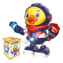 Boneco Robo Dancing Astropato Com Luz Som E Danca DM Toys