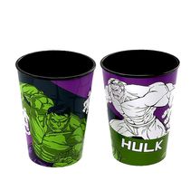 Copo Do Hulk Infantil Livre De Bpa 320ml Kit 2 Unidades