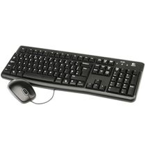 Teclado e Mouse Logitech MK120 USB Preto com Fio