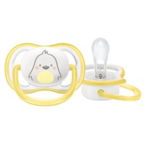 Chupeta - Philips - Avent - Ultra Air Avent - Pinguim - Amarelo - 0-6 meses