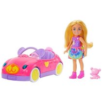 Boneca Chelsea E Carro Urso Family Barbie - Mattel HXN05