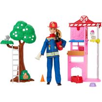 Conjunto Barbie Bombeira Com Boneca - Mattel HRG55