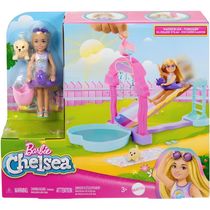 Chelsea Diversão No Tobogã De Água Barbie - Mattel HTK39