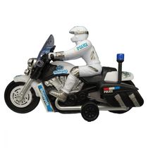 Moto Fricção Escolta Policial Som Sortida - BBR Toys R3277