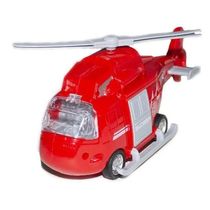 Helicoptero Vermelho De Resgate Aéreo - BBR Toys R3143