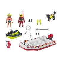 Playmobil - Bote De Salvamento Com Jet Ski - Action Heroes - Sunny