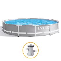 Piscina Estrutural 4.485 Litros Prism Com Filtro 220v - Intex