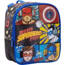 Lancheira Térmica Superhero - MIM6335-L - Yepp - AZUL/PRETO