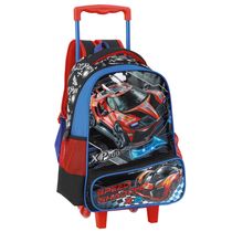 Mochilete Escolar c/ Alças Speed Shadow - CBFS-8704A - Fuseco -  AZUL/VERMELHO