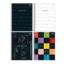 Caderno De Música Espiral Capa Dura - 80 Folhas - Tilibra