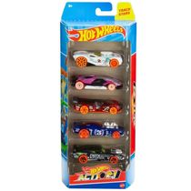 Carrinhos Hot Wheels Action c/ 5 Carros - Mattel