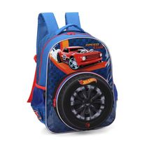 Mochila Escolar Hot Wheels - IS39991HW - Luxcel -  AZUL