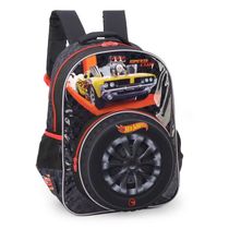 Mochila Escolar Hot Wheels - IS39991HW - Luxcel -  PRETO