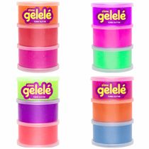 Slime Gelelé Torre Glitter 196g - Cores Sortidas -  Doce Brinquedos