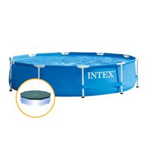 Piscina Intex 4.485 Litros Estrutural Com Capa