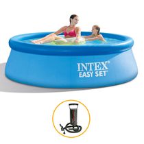 Piscina Inflável Easy Set 3.077 Litros Com Bomba de Inflar Intex