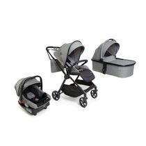 Carrinho com Bebê Conforto Travel System Magnific 5 em 1 Grey Denin - Safety 1st