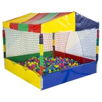 Piscina de Bolinha Infantil 2m x 2m c/ 2.000 Bolas Coloridas