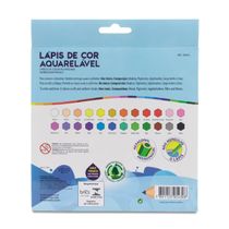 Lápis de Cor Aquarelável  24 Cores - Acrilex