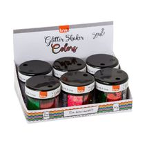 Glitter Shaker Colors 6 cores - 60g - BRW