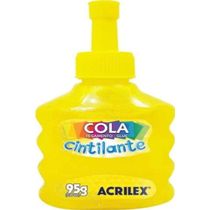 Cola Cintilante 95g - Acrilex AMARELO