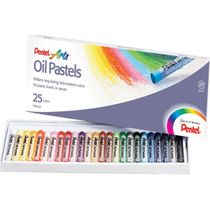 Giz Pastel Óleo 25 cores - Pentel -