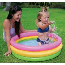 Piscina Inflável Infantil 56 Litros - Pôr do Sol - 86x25 cm - Intex