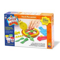 Playset Massinha de Modelar Diver Massa - Você Pizzaiolo - Divertoys -