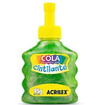 Cola Cintilante 95g - Acrilex VERDE