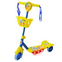 Patinete Infantil c/ Cesta Floresta Divertida - DM Toys