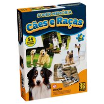 Jogo Super Memória 108 Figuras - Grow -  FUNNY DOGS