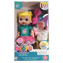 Boneca Baby's Collection Comidinha Menina Super Toys