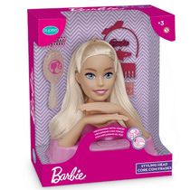 Boneca Barbie Styling Head Core com Frases Pupee