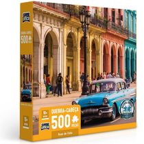 Quebra Cabeça Ruas de Cuba 500 Peças Toyster