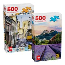 Combo Puzzles Exclusivos 500 Peças