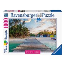 Puzzle 1000 peças Ilha Caribenha - Importado