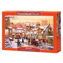 Puzzle 1000 peças Cidade na Neve - Imp. Castorland