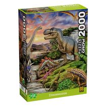 Quebra-cabeça 2000 peças Dinossauros