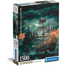 Puzzle 1500 Peças Navio Pirata  - Clementoni