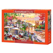 Puzzle 1000 peças Por do Sol Romântico - Imp. Castorland