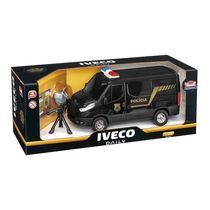 Conjunto Furgão Policia Iveco Daily Usual Brinquedos