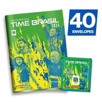 COMITE OLIMPICO DO BRASIL 2024 - Álbum Capa Cartão + Kit Com 40 Envelopes