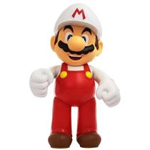 Super Mario - Boneco 2.5 polegadas Colecionável - Mario de Fogo