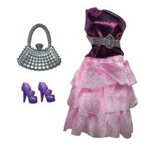 VESTIDO PARA BONECA - FASHION DOLL DRESS