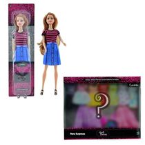 Kit Boneca Dream Doll - Cabelo Ruivo (2900E) + Kit com 9 Vestidos Sortidos (2920)