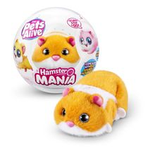 Hamster Mania - Pelúcia Pets Alive - Laranja