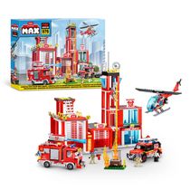 Blocos de Montar Max City Fire Station 976 peças